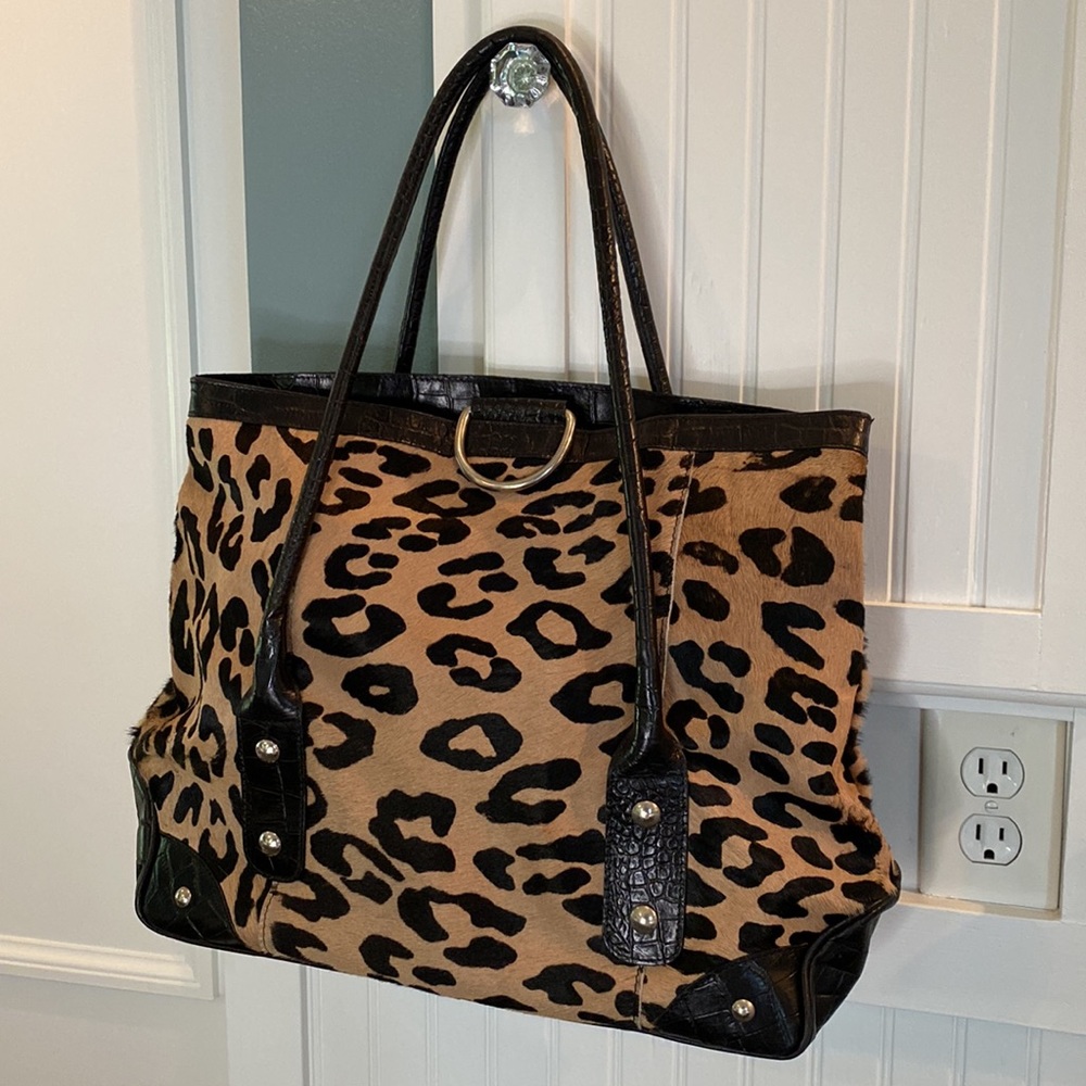 Maurizio Taiuti leopard bag